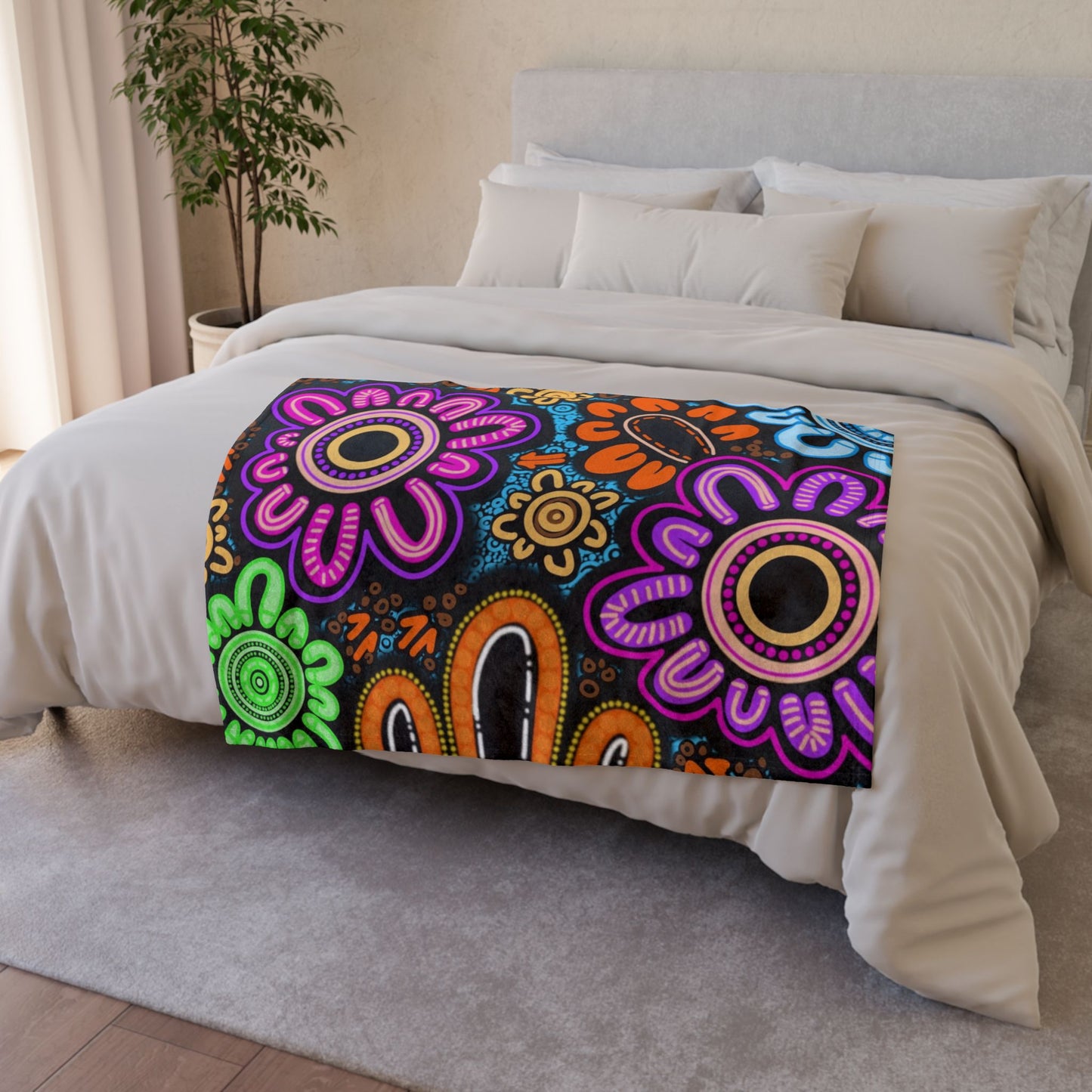 Soft Polyester Blanket - Sacred Cycles
