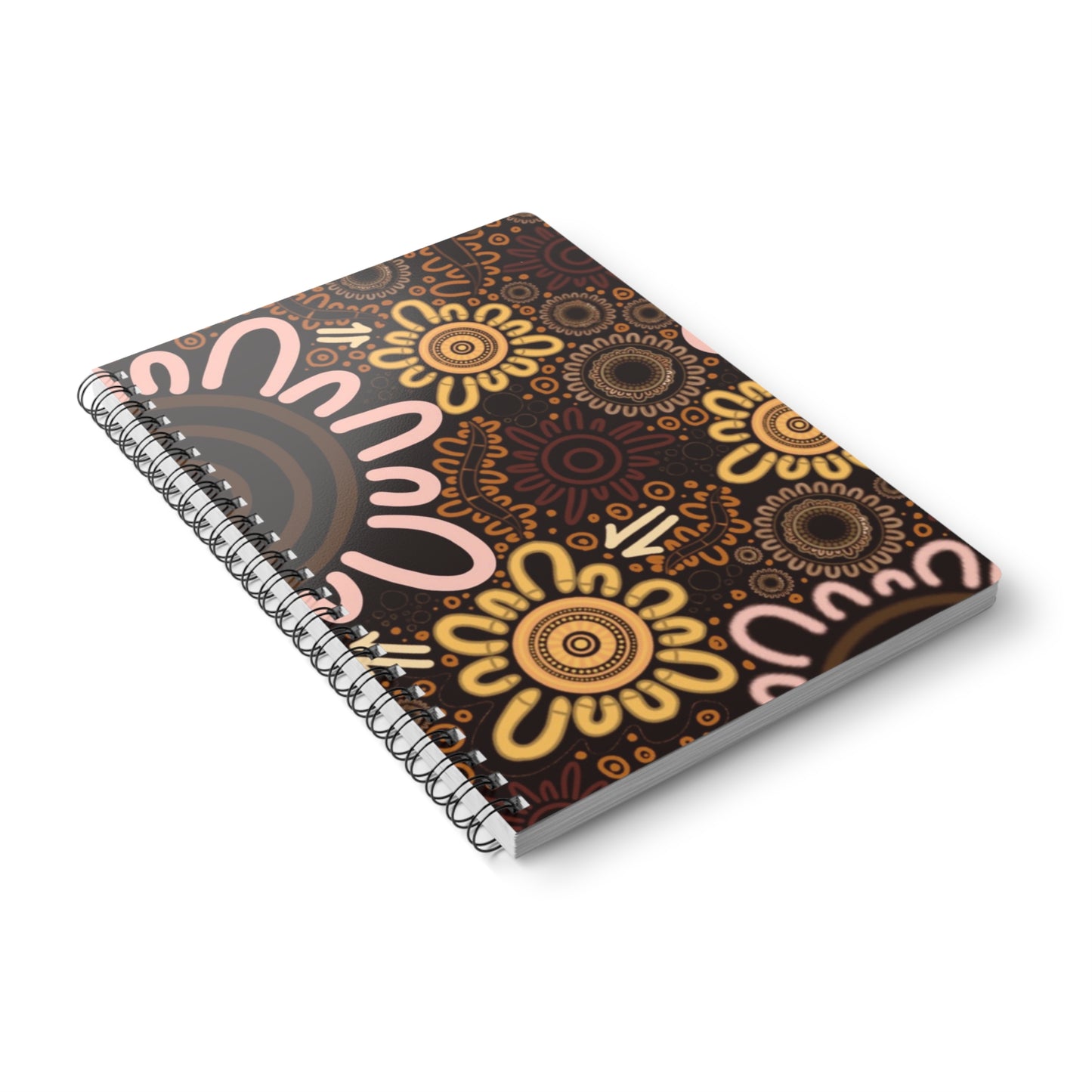 Artistic A5 Wirobound Notebook with Country Design - Perfect for Journaling or Note-Taking