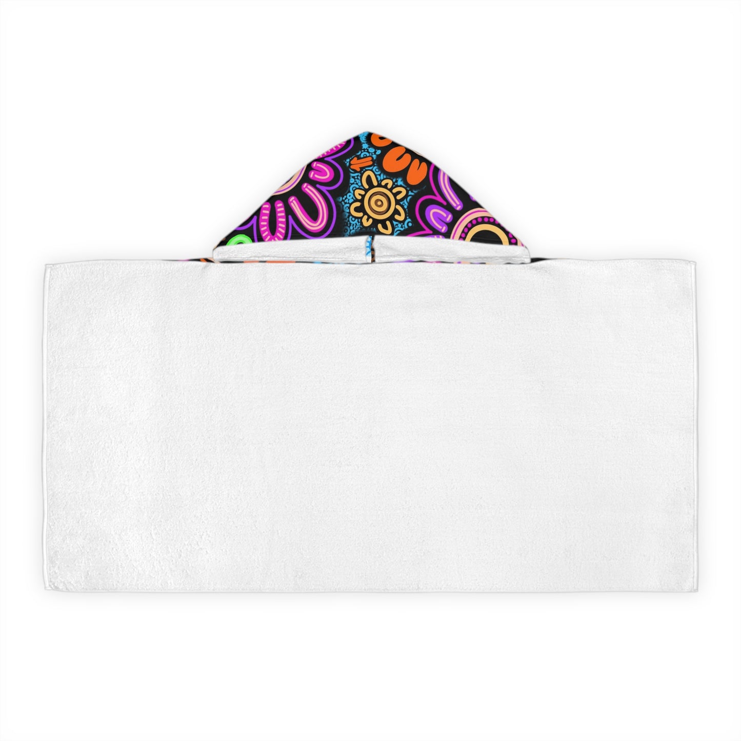 Kids Hooded Towel - Sacred Cycles