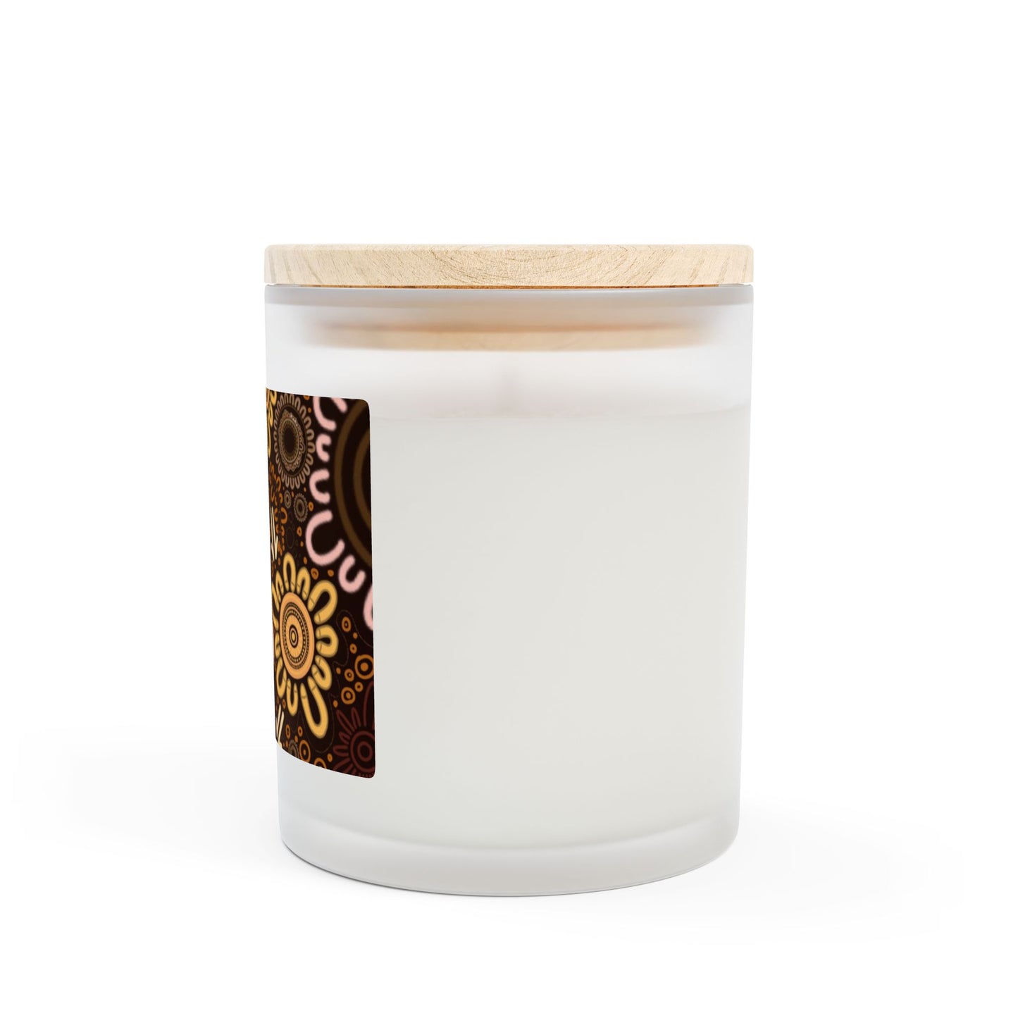 Frosted Glass Candle - Country