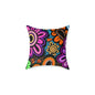 Square Poly Canvas Pillow - Sacred Cycles