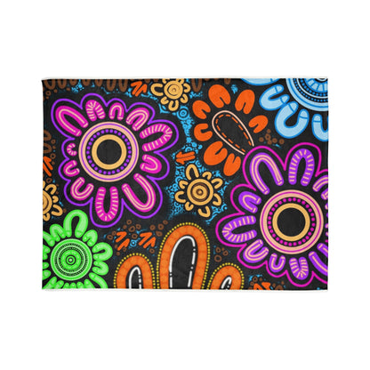 Soft Polyester Blanket - Sacred Cycles