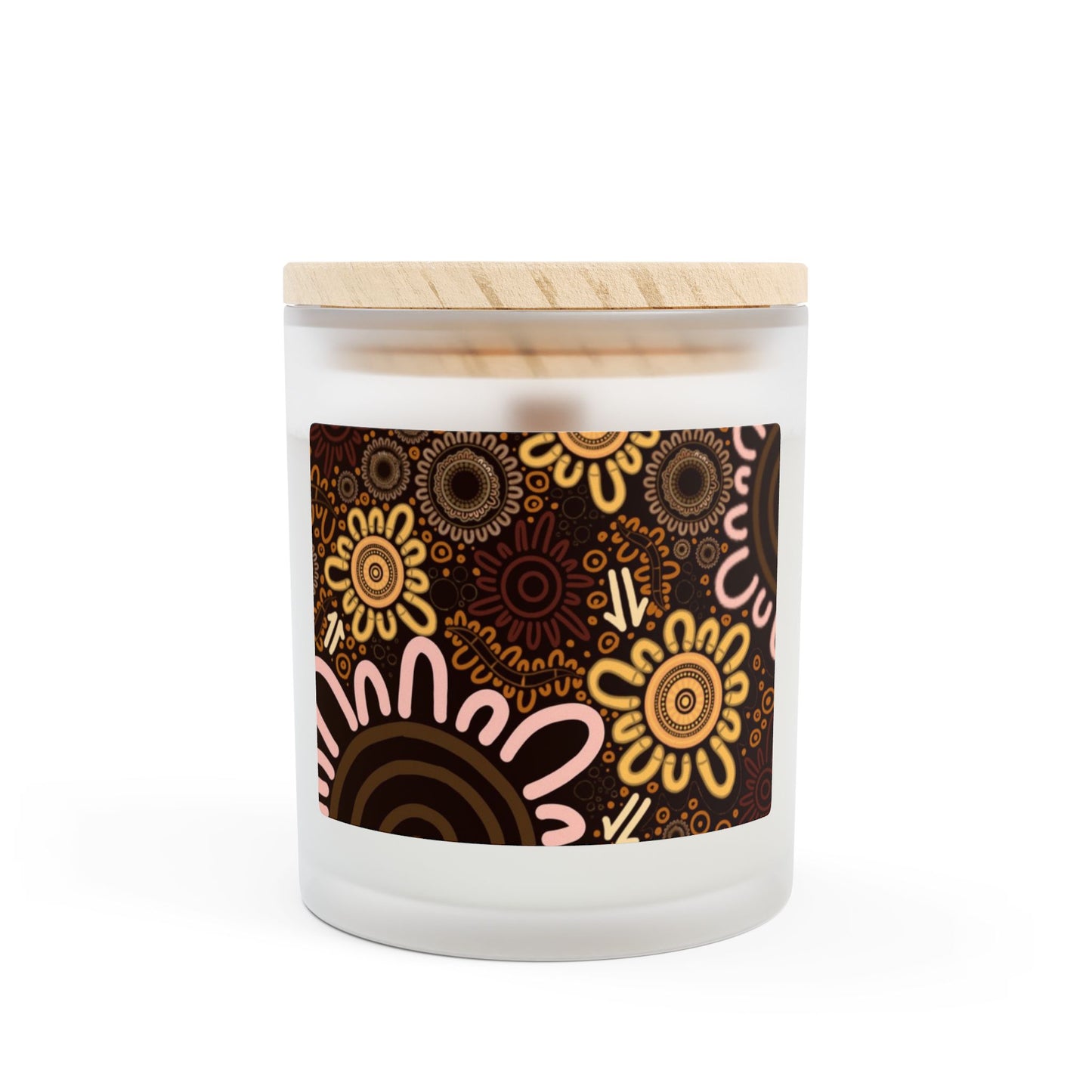Frosted Glass Candle - Country
