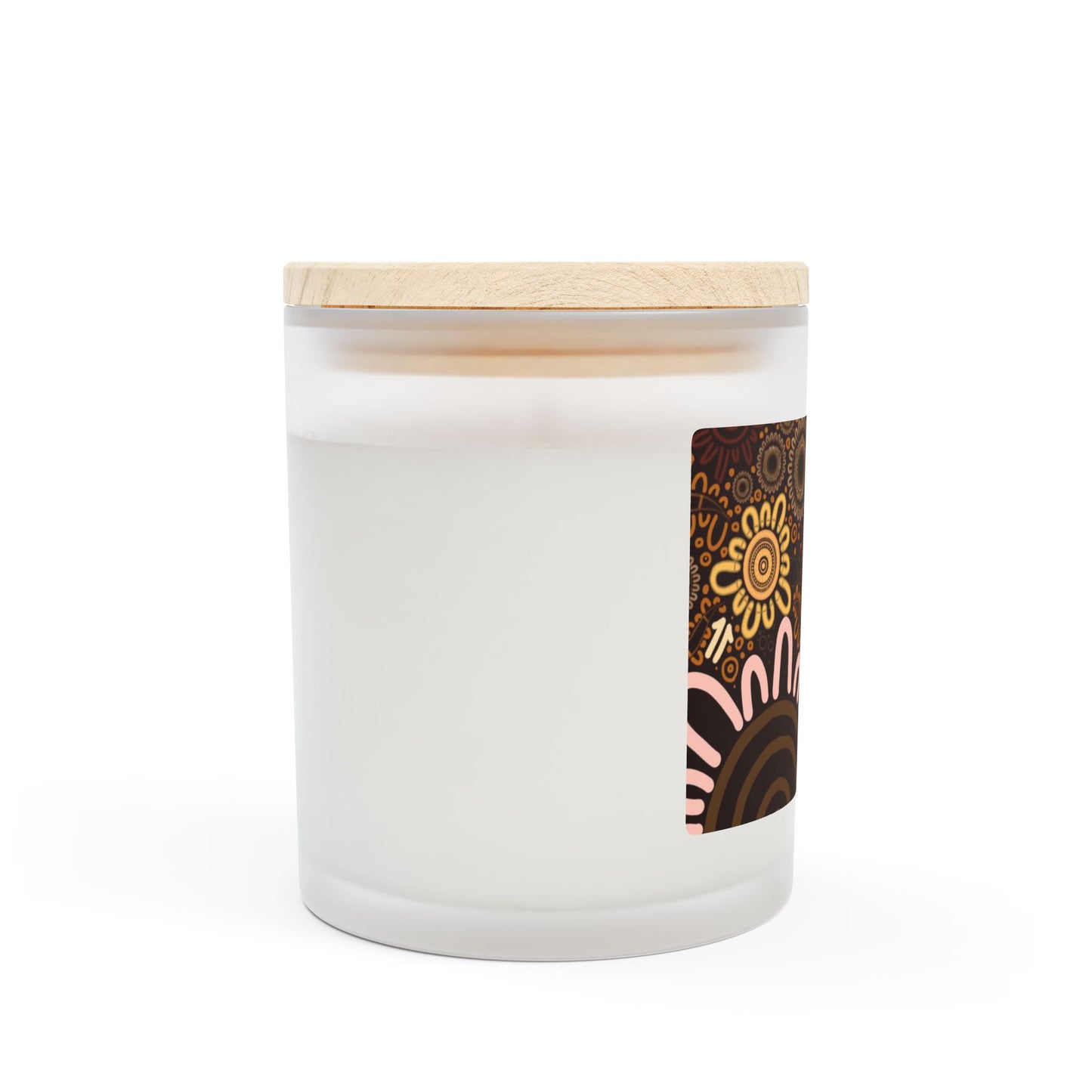 Frosted Glass Candle - Country