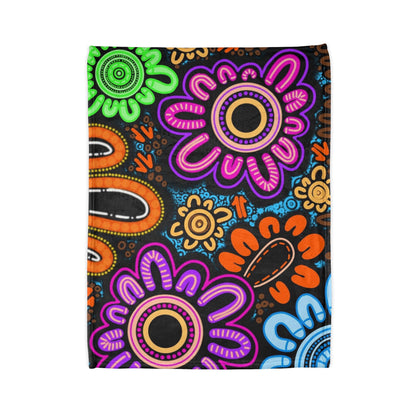 Soft Polyester Blanket - Sacred Cycles